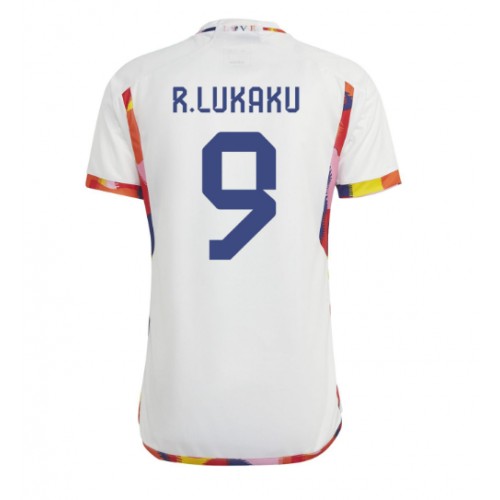 Belgia Romelu Lukaku #9 Vieraspaita MM-kisat 2022 Lyhythihainen